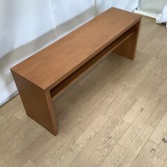 No.289　平田椅子製作所　ベンチ　ローテーブル　幅112cm（豊橋市収集業務課リユース家具）の画像