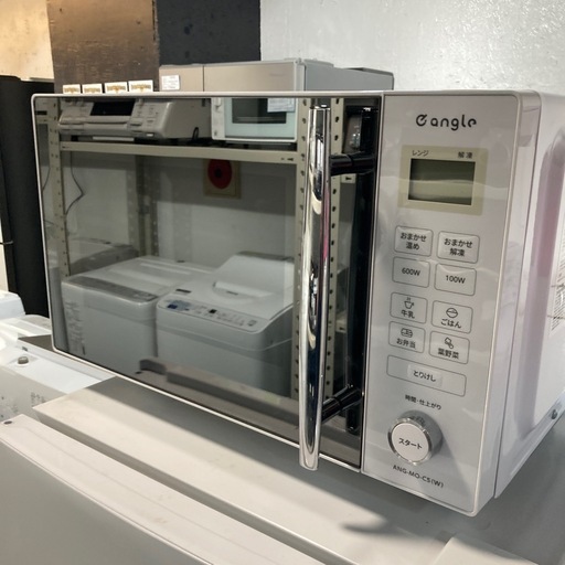 【ジモティー割】e-angle 2023年製 フラット電子レンジ（ID2014）