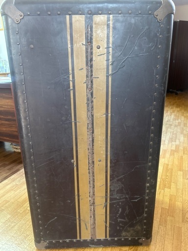 1930年代アメリカヴィンテージ船旅用⭐︎大型スチーマートランク⭐︎アンティークディスプレイ