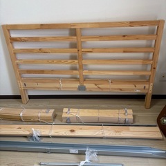 【IKEA】ダブルベッド　タルヴァ　の画像