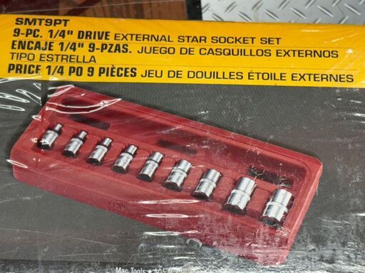 未使用】マックツールズ MACTOOLS SMT9PT ソケットセット【ハンズ 