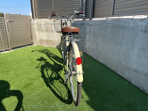 26インチ　電動アシスト付自転車　空気入付