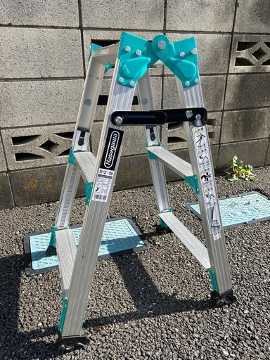 超美品（室内保管）　長谷川脚立　はしご兼用　3尺脚伸び　RYZ-09 無料配送可能（条件あり）
