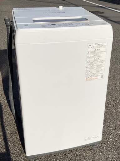 【RKGSE-472】特価！東芝/4.5kg/全自動洗濯機/AW-45ME8/中古/2022年製/洗濯槽分解清掃済み/弊社近隣無料配達/来店引取値引あり