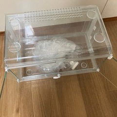 【ほぼ未使用品】GEX グラスハーモニー360プラス　ハムスター・小動物用の画像