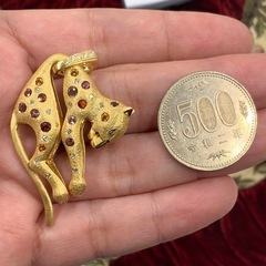 K18 パンサーペンダントトップ　20gの画像