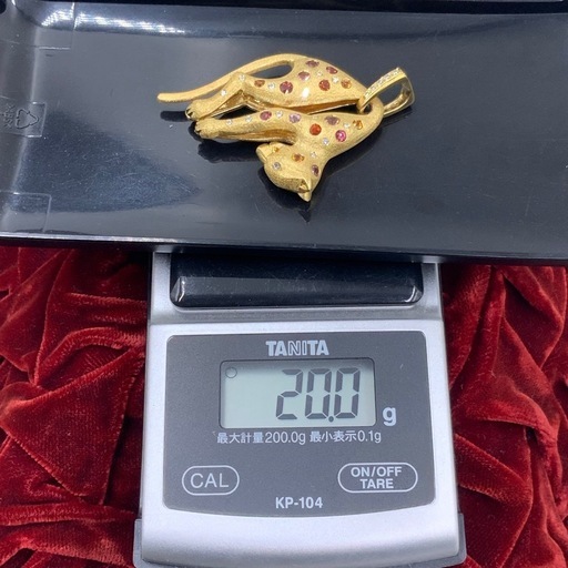 K18 パンサーペンダントトップ　20g
