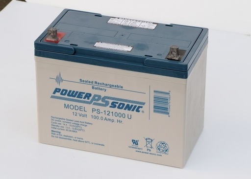 未使用に近パワーソニック ディープサイクルバッテリー　PS-121000２個