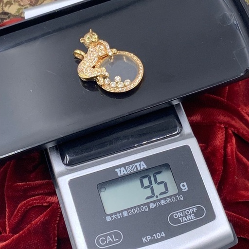 18K 750 パンサーペンダント　9.5g ダイヤモンド