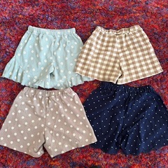 子供服　130 ショートパンツ4着セットの画像