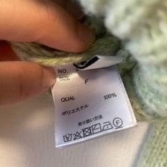 ★ニット（若草色）フリーサイズの画像