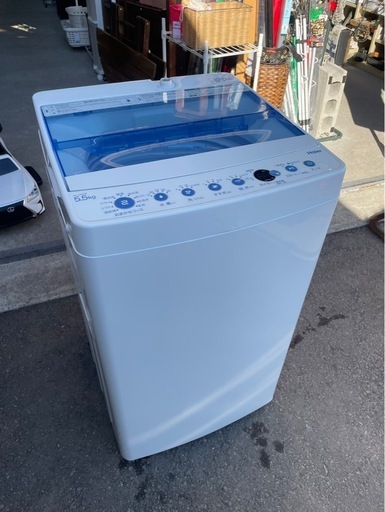 Haier　ハイアール　全自動電気洗濯機　JW-C55CK　5.5kg　全自動洗濯機　内部クリーニング済　稼働確認済　中古　③