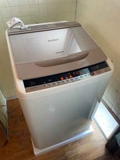✴︎【御成約済】洗濯機　HITACHI　日立ビートウォッシュ　2017年製　8キロ　中古美品◼️5/7,5/8のみの引渡し