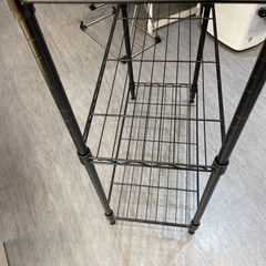 【スチールラック】【黒】【4段】クリーニング済み【管理番号0403】野の画像