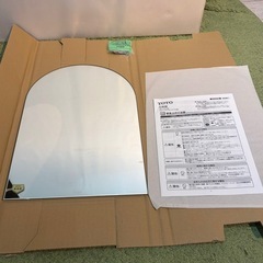 【新品】TOTO 浴室鏡 ミラー YM3045FA 300×450 耐食鏡 アーチ型の画像
