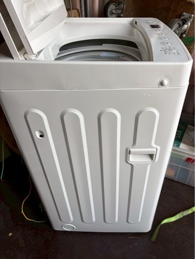 無料配送エリアあり　amadana 4.5kg 全自動洗濯機 AT-WM45B タグレーベル　2019年製