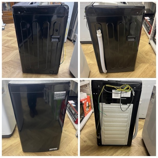 0657 Haier ハイアール 全自動電気洗濯機 4.5kg BK 2025年製　JW-U55MK(50/60Hz 兼用)
