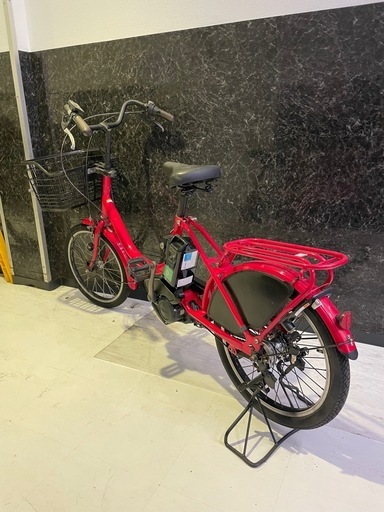 ヤマハ20インチ前カゴ付き子供載せ 電動自転車オマケ付き