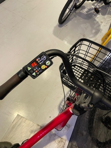 ヤマハ20インチ前カゴ付き子供載せ 電動自転車オマケ付き