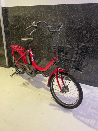 ヤマハ20インチ前カゴ付き子供載せ 電動自転車オマケ付き