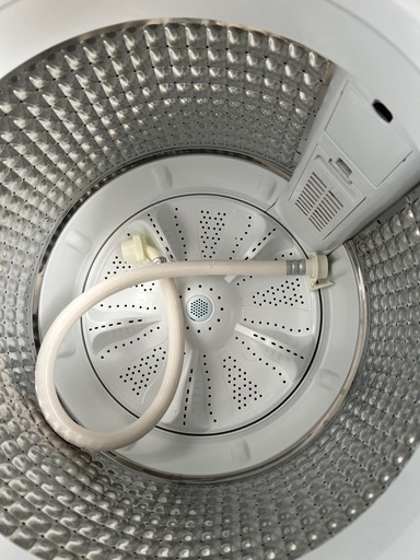 NO B989?福岡市内配送設置無料✨?全自動洗濯機 ブラック JW-U45A-K [洗濯4.5kg /簡易乾燥(送風機能) /上開き
