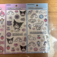 サンリオ ペタメロウシールの画像