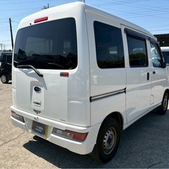 【支払総額26.8万円】h30年式サンバーバン（ハイゼット）車検付き即日納車ok機関良好 修復歴無し エアコンバッチリ♩ 後年式に勝るもの無し！の画像