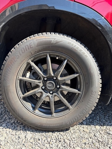 ブリザック　225R17 DMV3と社外ホイール4本セット