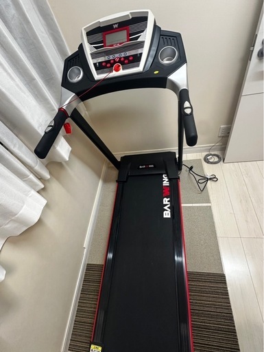 BARWING ルームランナー　トレッドミル　20個のプログラム　時速1～16km　ウォーキングマシン　フィットネスマシン　家庭用静音設計69db　折りたたみ BARWING ルームランナー トレッドミル 20個のプログラム 時速1～16km