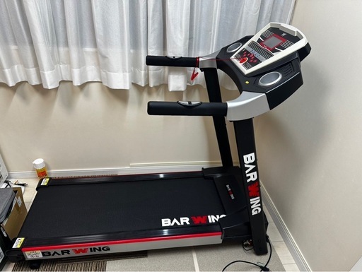BARWING ルームランナー　トレッドミル　20個のプログラム　時速1～16km　ウォーキングマシン　フィットネスマシン　家庭用静音設計69db　折りたたみ Amazon | BARWING(バーウィング) ルームランナー 時速1-16km 20個の