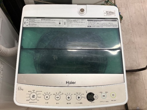 安心の6ヶ月保証付！Haierの全自動洗濯機5.5kg2018年製【トレファク堺 