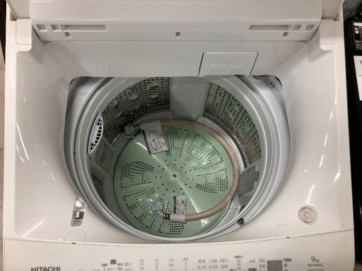 安心の6ヶ月保証付き！HITACHIの全自動洗濯機9.0kg2022年製【トレファク堺福田】