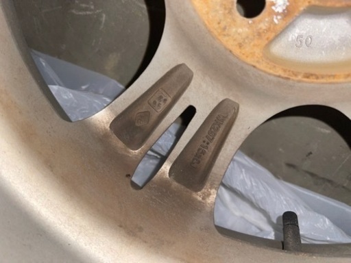 175/65R15 アルミホイール4本 タイヤ使用不可 