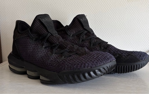 【海外限定】NIKE leBron 16 low triple black  29cm スニーカー