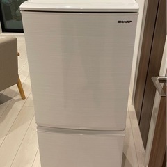 シャープ 冷凍冷蔵庫 SJ-D14F 137L 2020年製の画像