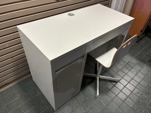 ★IKEA★ イケア MICKE ミック デスク イス付き 引き出し収納 勉強机・学習机やパソコンデスクに！　