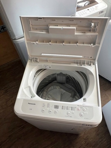 NO B988?福岡市内配送設置無料✨?全自動洗濯機 Fシリーズ ニュアンスグレー NA-F50B15-H [洗濯5.0kg /乾燥機
