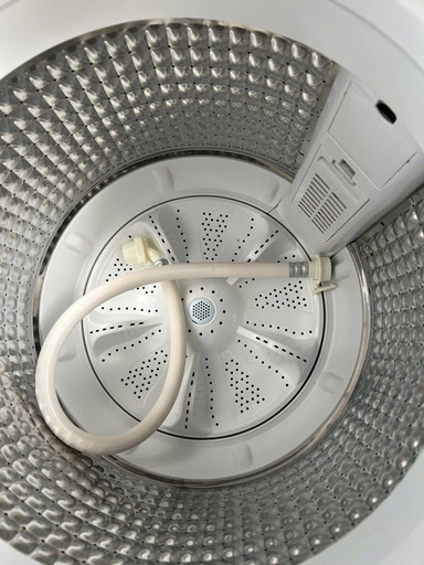 NO B989?福岡市内配送設置無料✨?全自動洗濯機 ブラック JW-U45A-K [洗濯4.5kg /簡易乾燥(送風機能) /上開き