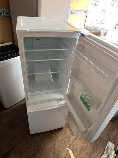 NO B990?福岡市内配送設置無料✨?yselect YRZF15J ヤマダオリジナル ２ドア冷蔵庫 (156L・右開き) ホワイト