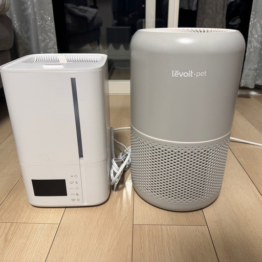販売】空気清浄機＋加湿器セット（Levoit＋大容量）