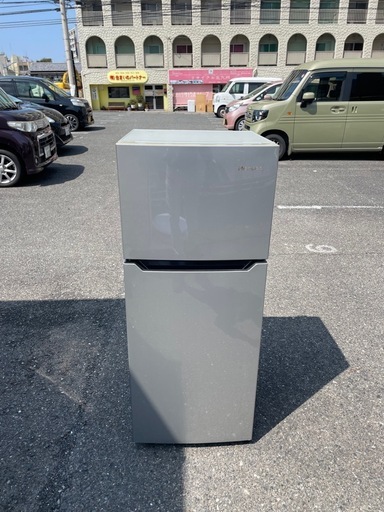 北九州市内配送無料　保証付き HR-B12AS 冷蔵庫 シルバー [120L /2ドア /右開きタイプ]