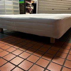 ☆ダブルサイズ☆ダブルベッド 脚付マットレスベッド ・高さ34cm×幅 