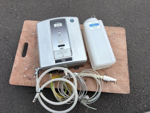 ☆中古品 ホシザキ電解水生成装置 WOX-50WB 2023年 殺菌水 ４L 動作問題なし 厨房☆