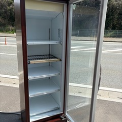 ☆中古品 ダイワ冷蔵ショーケース 201GTC-EC 2014年 100V 385L 600ｘ600ｘ1950ｍｍ リーチンショーケース 大和冷機 動作OK☆の画像