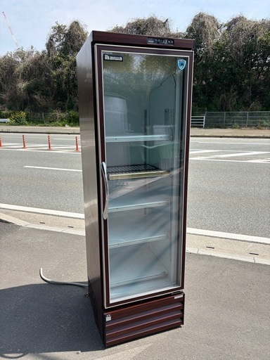 ☆中古品 ダイワ冷蔵ショーケース 201GTC-EC 2014年 100V 385L 600ｘ600ｘ1950ｍｍ リーチンショーケース 大和冷機 動作OK☆