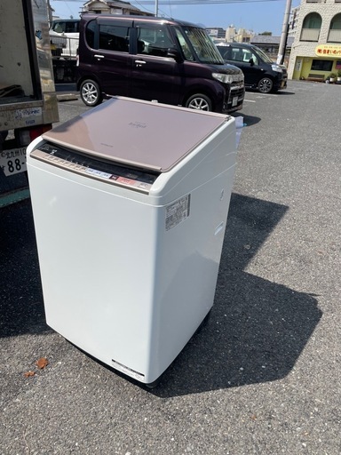 北九州市内配送無料　保証付き　日立BW-DBK70B縦型洗濯乾燥機 ビートウォッシュ シャンパン [洗濯7.0kg /乾燥3.5kg /ヒーター乾燥 /上開き]
