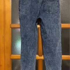 ★GU デニムムラ風 スウェット ジョガー パンツ M ★の画像