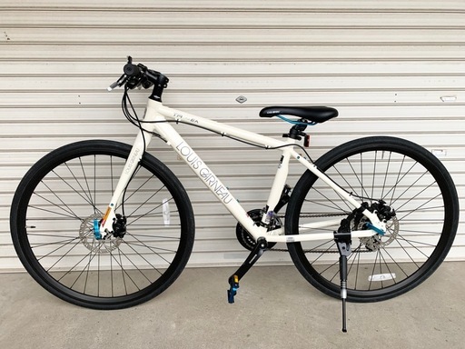 1/4ページ LOUIS GARNEAU ルイガノ LGS-TR LITE EA クロスバイク ホワイト 自転車 1/4ページ