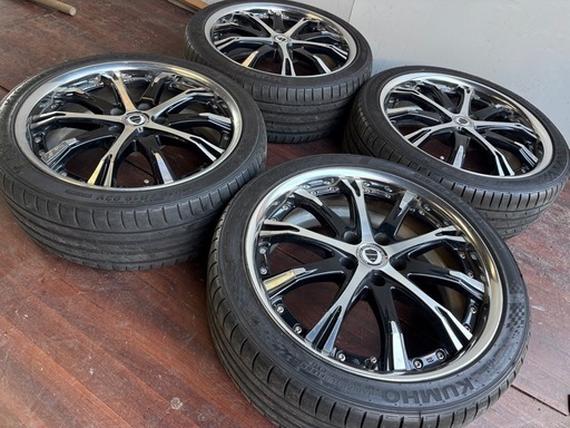 225/40ZR19⭐バリ山！2018年！アルミホイール付サマータイヤ入荷しました(^^♪ ワークシュヴァート19インチアルミ☆225/40/19バリ山夏タイヤ付き