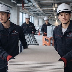 オフィスビル　資材の搬入搬出の画像